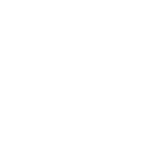 P monogram knocked out in white on Global Blue