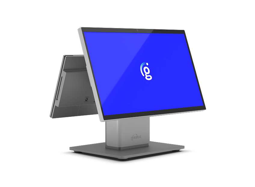 The Genius GC26 modular countertop terminal