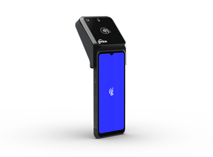 The Genius handheld terminal with built-in printer